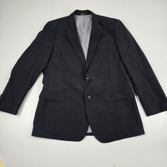 Brooks Brothers Blazer Sport Coat Mens 42R Gray Fitzgerald Fit 346 Explorer Wool - Picture 1 of 14